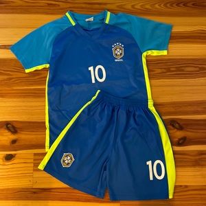 Neymar Soccer jersey and shorts